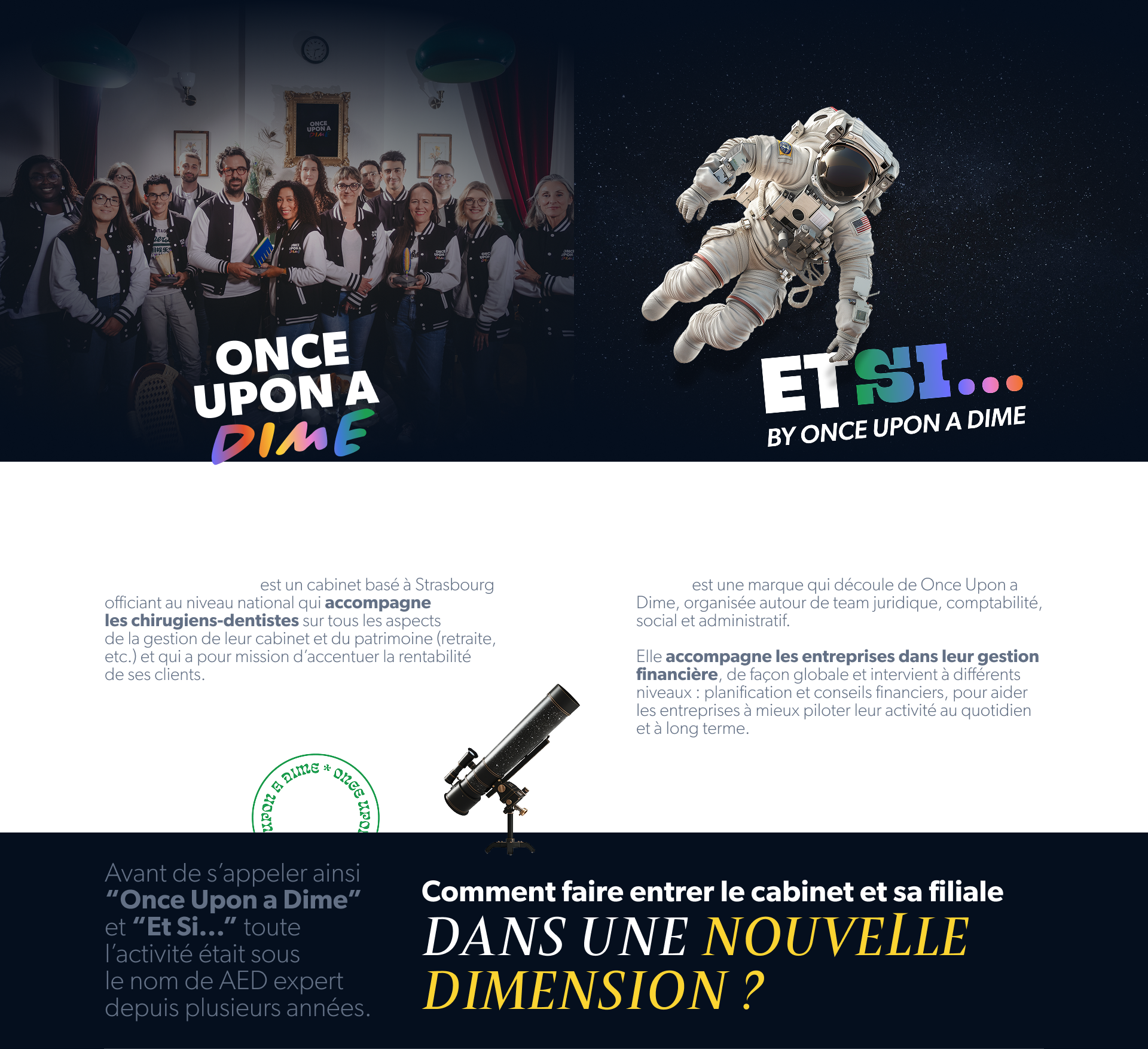 Once upon a dime & Et si